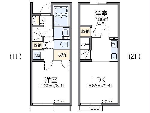 熊本県八代市福正町 八代駅 2LDK アパート 賃貸物件詳細