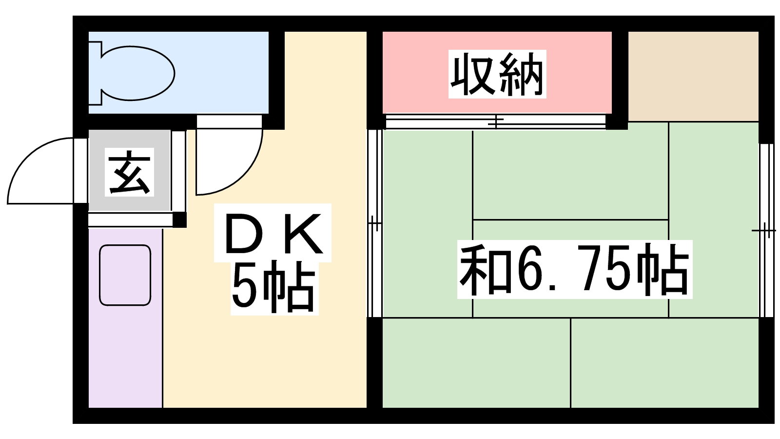 兵庫県姫路市城東町竹之門 京口駅 1DK アパート 賃貸物件詳細