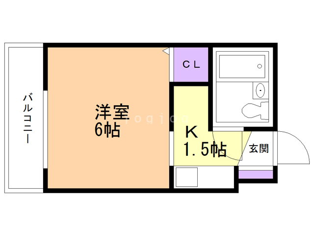 北海道函館市宮前町 五稜郭公園前駅 1K マンション 賃貸物件詳細