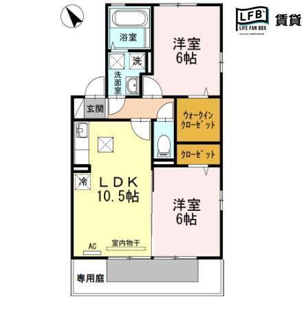 山口県周南市大字久米 周防花岡駅 2LDK アパート 賃貸物件詳細