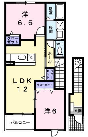 Ｌｉｔｔｌｅ　Ｆｏｒｅｓｔ　ＩＩＩ 2階 2LDK 賃貸物件詳細