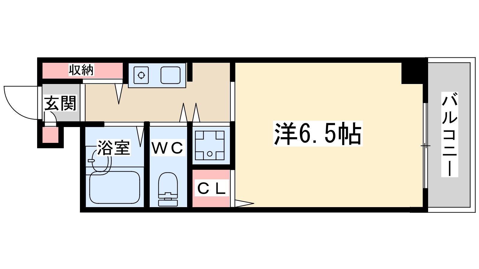 大阪府大阪市北区中津６ 中津駅 1K マンション 賃貸物件詳細