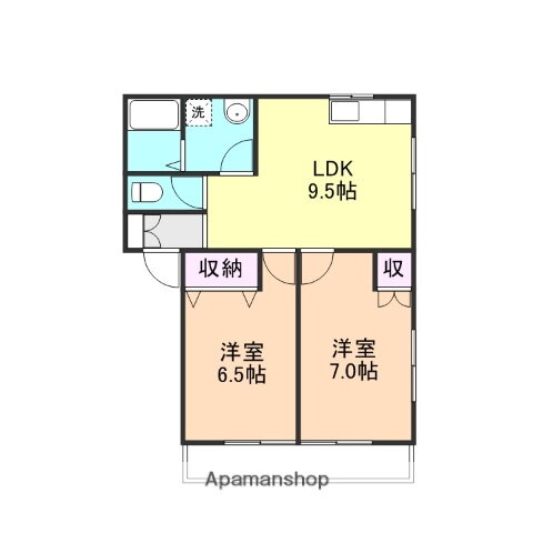 静岡県沼津市東沢田 沼津駅 2LDK アパート 賃貸物件詳細