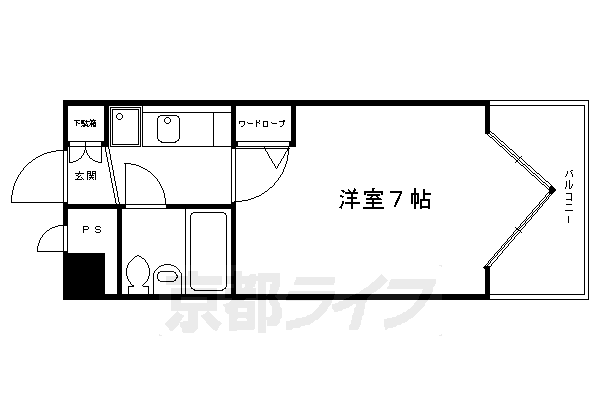 京都府京都市中京区橋東詰町 烏丸御池駅 1K マンション 賃貸物件詳細