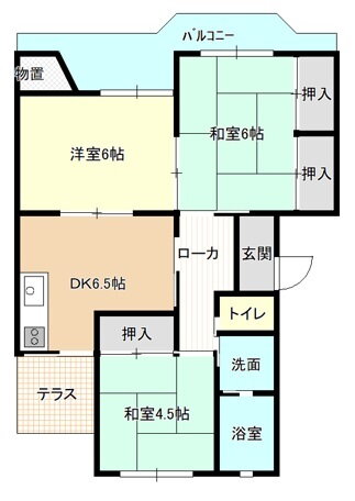 栃木県小山市若木町１ 3DK アパート 賃貸物件詳細