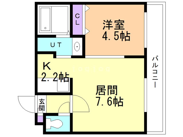 北海道札幌市北区北十七条西５ 北１８条駅 1LDK マンション 賃貸物件詳細