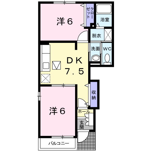 茨城県結城市大字結城 東結城駅 2DK アパート 賃貸物件詳細
