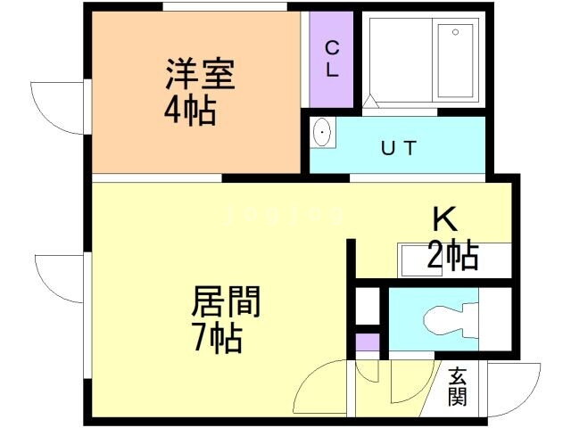 北海道札幌市豊平区月寒東三条１６ 福住駅 1LDK アパート 賃貸物件詳細