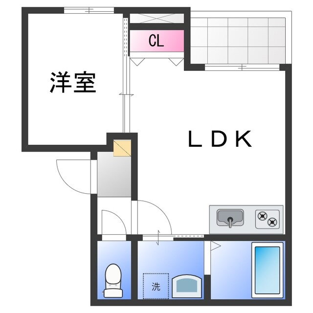 大阪府泉佐野市笠松２ りんくうタウン駅 1LDK アパート 賃貸物件詳細