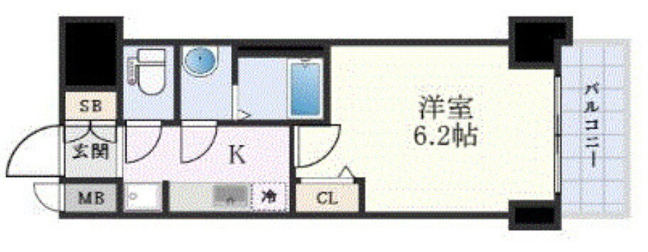 大阪府大阪市福島区吉野２ 野田駅 1K マンション 賃貸物件詳細