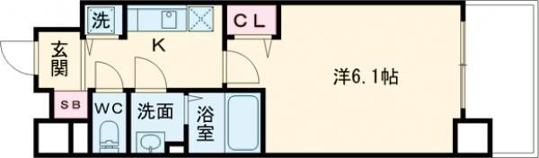 兵庫県神戸市中央区加納町２ 新神戸駅 1K マンション 賃貸物件詳細