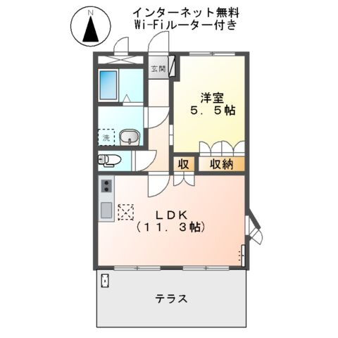 エーデルハイム 1階 1LDK 賃貸物件詳細