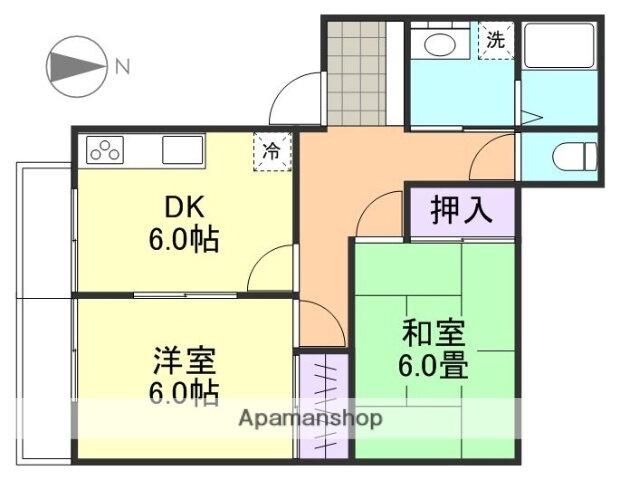 岡山県倉敷市玉島柏島 金光駅 2DK アパート 賃貸物件詳細