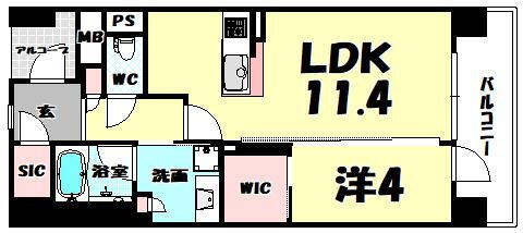 大阪府大阪市中央区鎗屋町２ 谷町四丁目駅 1LDK マンション 賃貸物件詳細