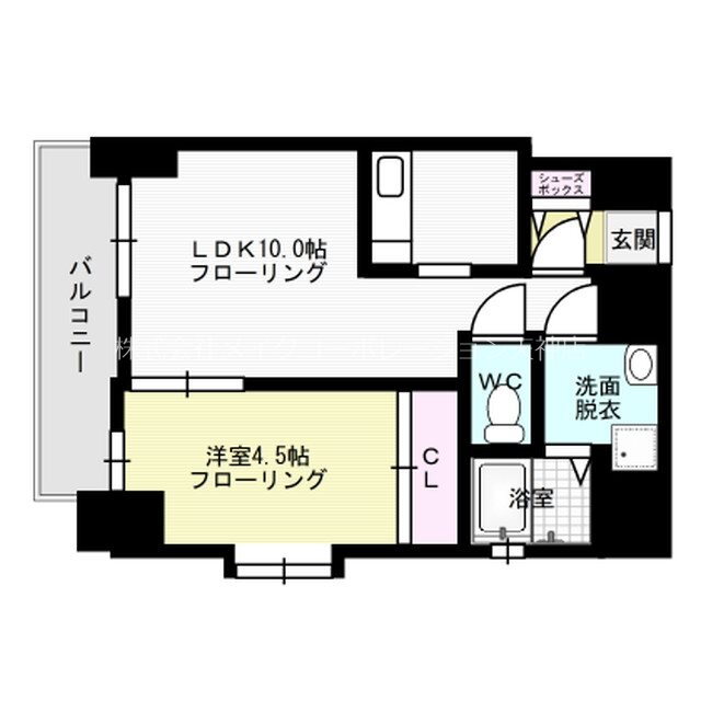 福岡県福岡市中央区平尾２ 西鉄平尾駅 1LDK マンション 賃貸物件詳細