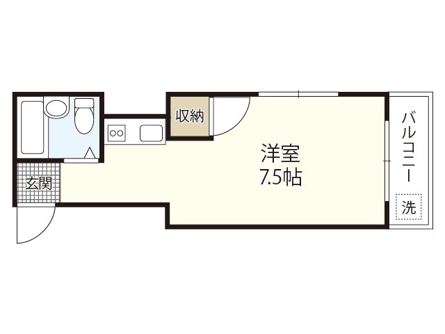広島県広島市西区庚午中３ 古江駅 1K マンション 賃貸物件詳細
