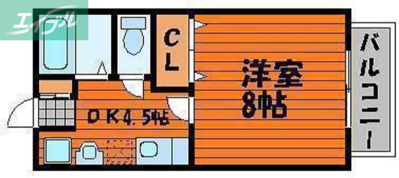 岡山県岡山市南区西市 備前西市駅 1K アパート 賃貸物件詳細