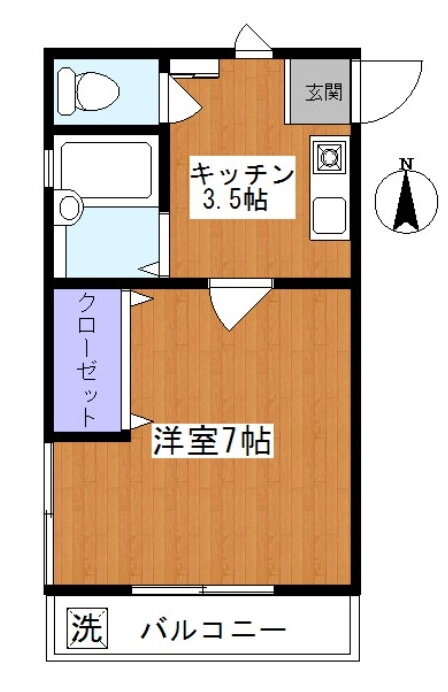 アルプ 1階 1K 賃貸物件詳細