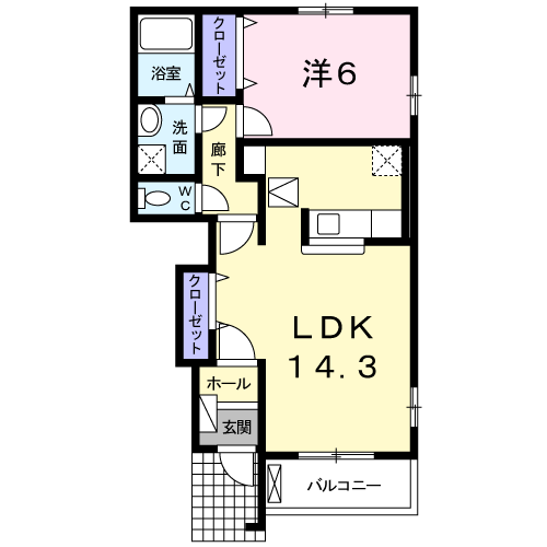 栃木県足利市寿町 足利駅 1LDK アパート 賃貸物件詳細