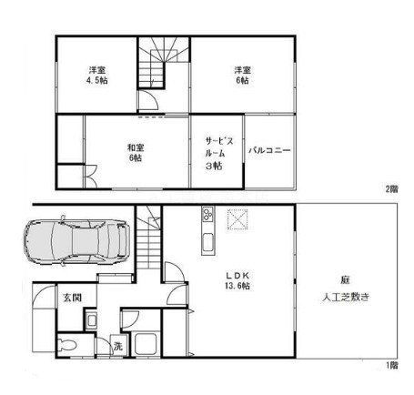 埼玉県新座市野火止２ 新座駅 3SLDK 一戸建て 賃貸物件詳細