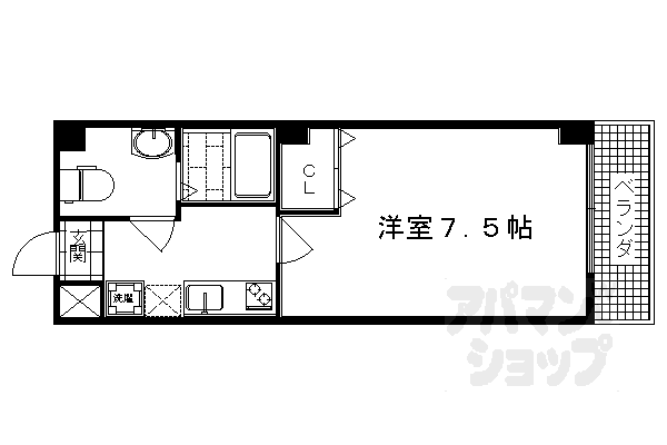 京都府京都市中京区西ノ京中保町 円町駅 1K マンション 賃貸物件詳細
