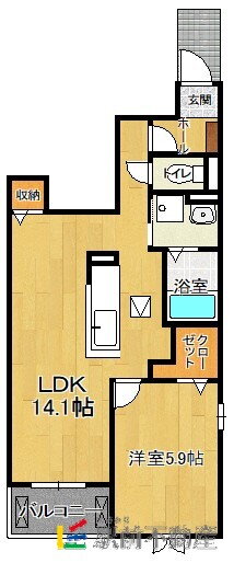 熊本県荒尾市原万田 荒尾駅 1LDK アパート 賃貸物件詳細