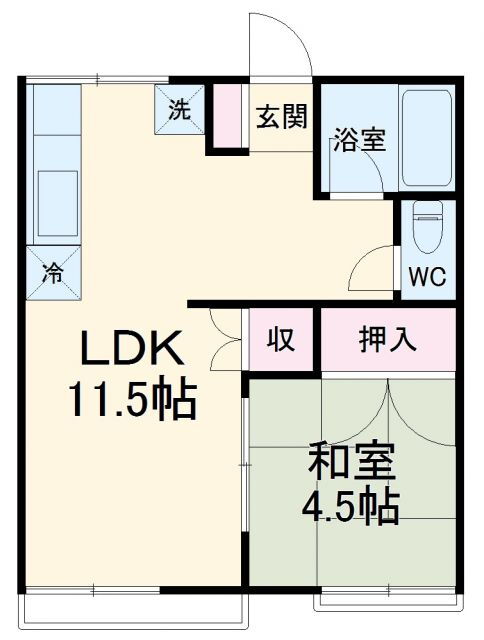 千葉県市川市中国分１ 市川駅 1LDK アパート 賃貸物件詳細