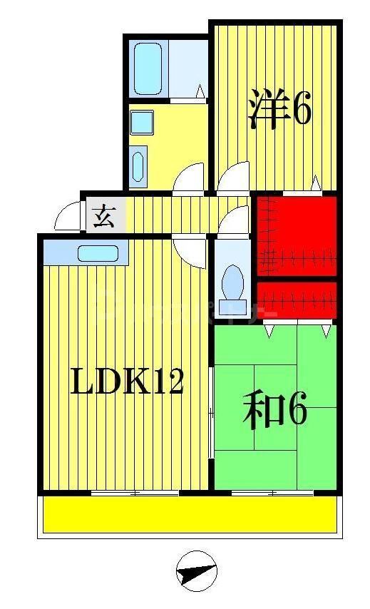 千葉県船橋市海神４ 新船橋駅 2LDK マンション 賃貸物件詳細