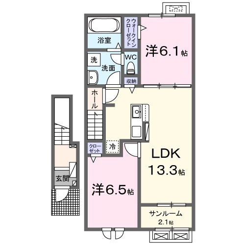 島根県松江市竹矢町 東松江駅 2LDK アパート 賃貸物件詳細