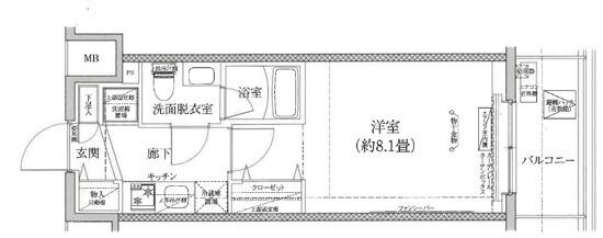 アイルヴァーチェ川崎 3階 1K 賃貸物件詳細