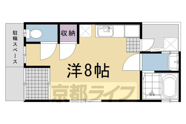 京都府京都市伏見区深草相深町 鳥羽街道駅 ワンルーム 一戸建て 賃貸物件詳細