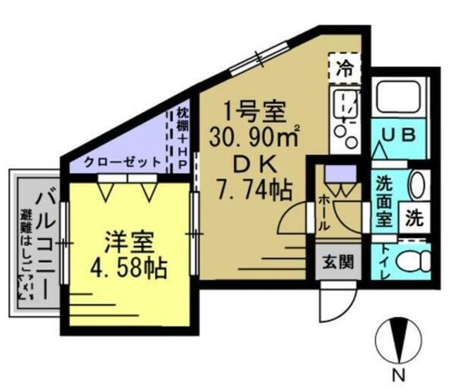 東京都小平市大沼町２ 小平駅 1DK アパート 賃貸物件詳細