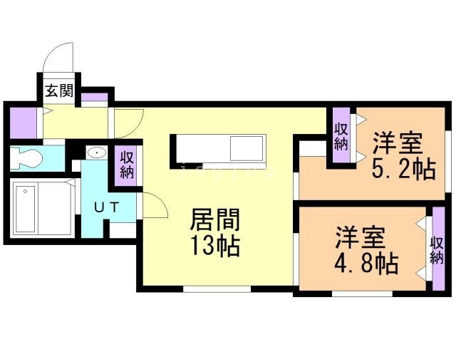 北海道札幌市豊平区平岸三条１７ 南平岸駅 2LDK マンション 賃貸物件詳細