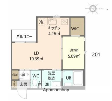 福岡県福岡市西区今宿２ 今宿駅 1LDK アパート 賃貸物件詳細