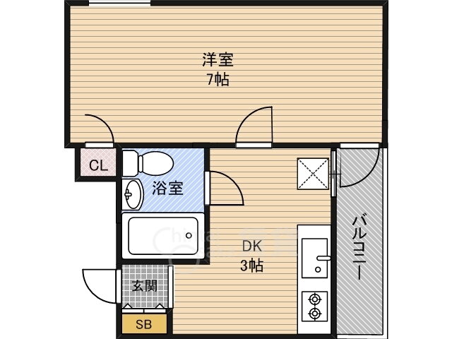 大阪府大阪市福島区大開２ 野田駅 1K マンション 賃貸物件詳細