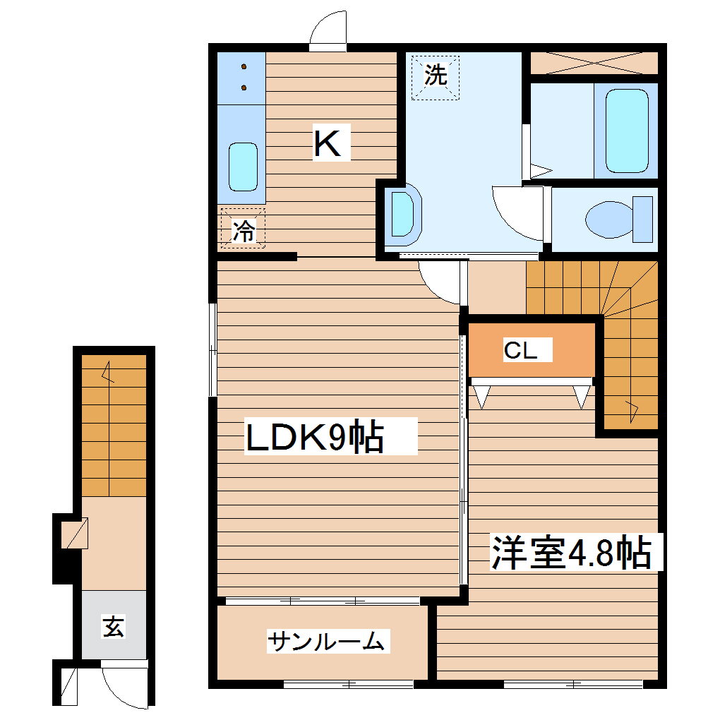 宮城県仙台市泉区泉中央４ 泉中央駅 1LDK アパート 賃貸物件詳細