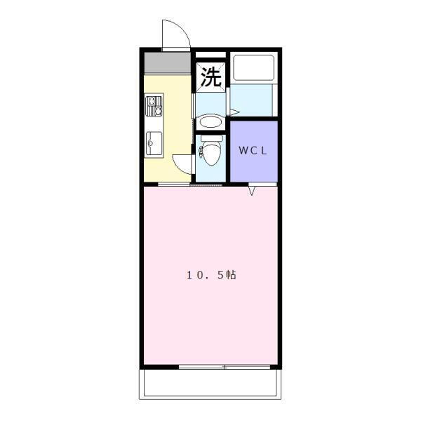 広島県東広島市西条下見７ 西条駅 1K アパート 賃貸物件詳細