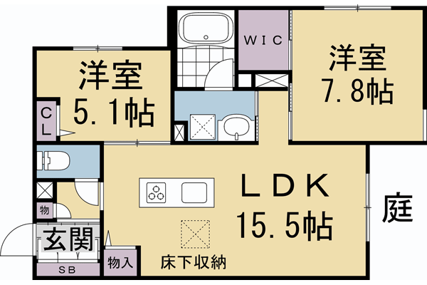 京都府京都市右京区太秦面影町 太秦駅 2LDK マンション 賃貸物件詳細