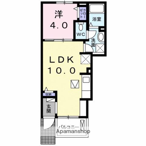 鳥取県米子市観音寺新町２ 東山公園駅 1LDK アパート 賃貸物件詳細