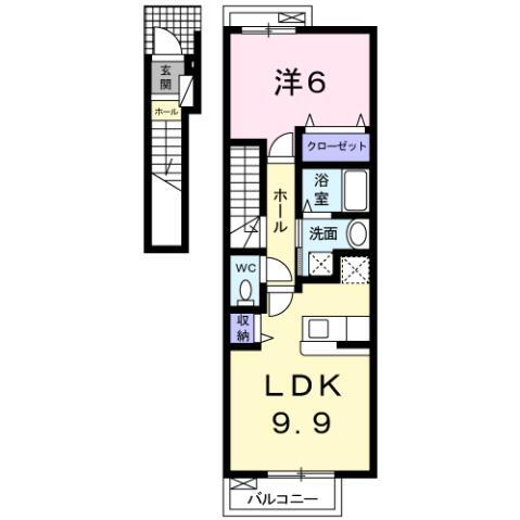三重県四日市市天カ須賀４ 川越富洲原駅 1LDK アパート 賃貸物件詳細