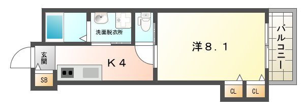 グランデ寿町 3階 1K 賃貸物件詳細
