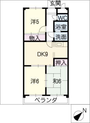 愛知県名古屋市緑区滝ノ水４ 神沢駅 3DK マンション 賃貸物件詳細
