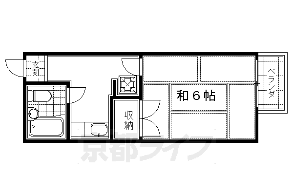 京都府京都市伏見区堀詰町 伏見駅 1K アパート 賃貸物件詳細