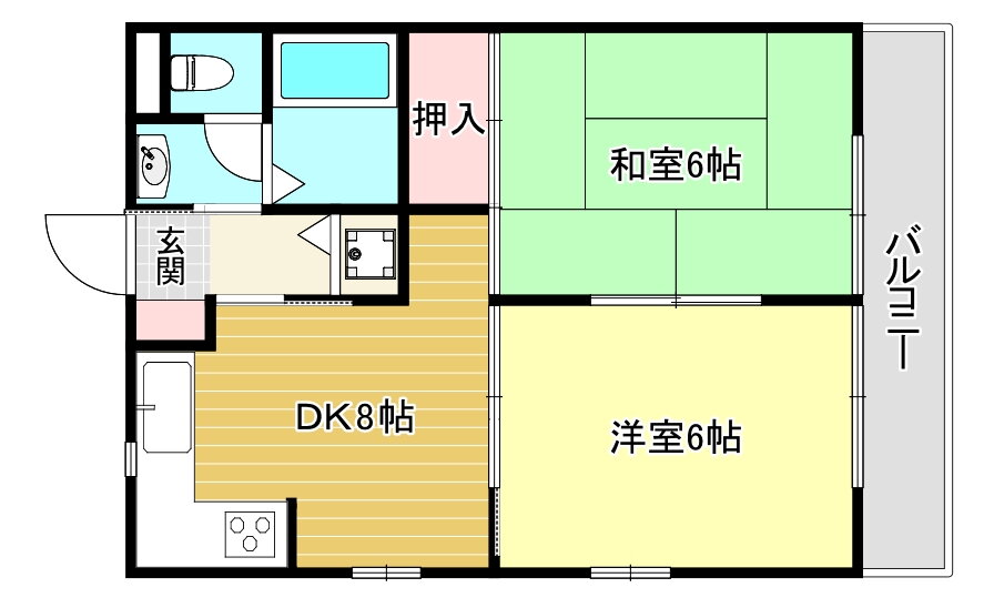 兵庫県西宮市越水町 西宮北口駅 2DK マンション 賃貸物件詳細