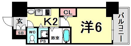 兵庫県神戸市中央区琴ノ緒町１ 三ノ宮駅 1K マンション 賃貸物件詳細