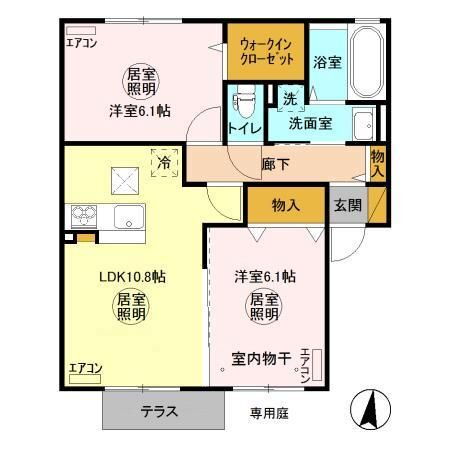 茨城県ひたちなか市大字田彦 佐和駅 2LDK アパート 賃貸物件詳細