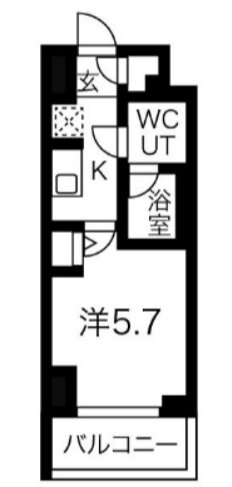 神奈川県横浜市西区中央２ 西横浜駅 1K マンション 賃貸物件詳細