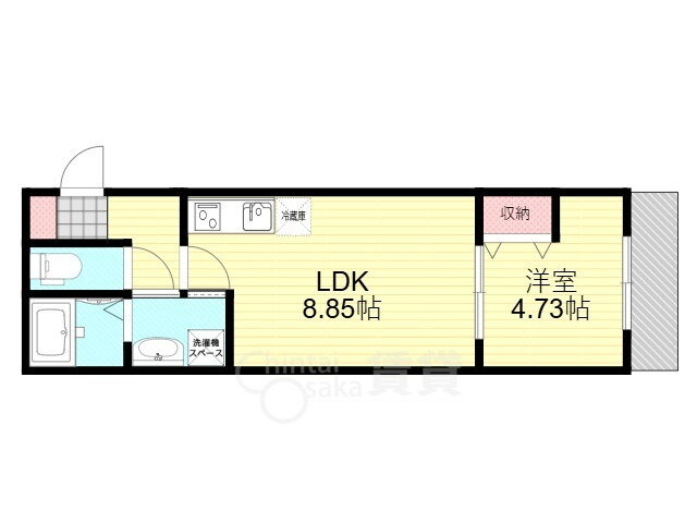 大阪府大阪市東淀川区大桐３ だいどう豊里駅 1LDK アパート 賃貸物件詳細