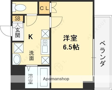 大阪府大阪市福島区玉川１ 野田駅 1K マンション 賃貸物件詳細