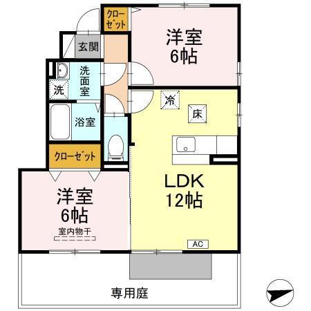 愛媛県松山市馬木町 伊予和気駅 2LDK アパート 賃貸物件詳細